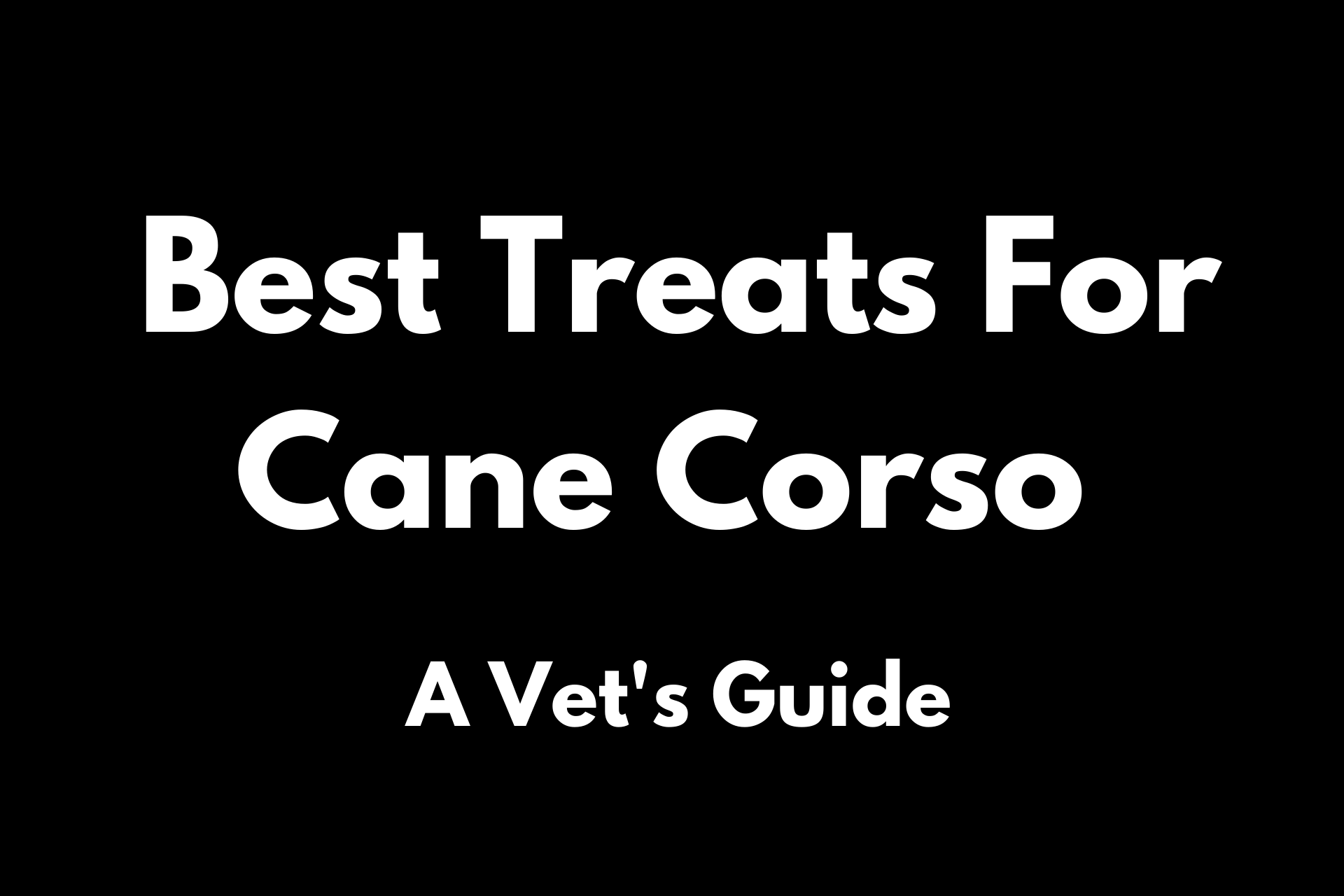 Best Treats For Cane Corso | Vet’s Recommendation In 2022